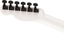 Fender Jack White Triplesonic Acoustasonic Telecaster - Satin Arctic White with Black Top