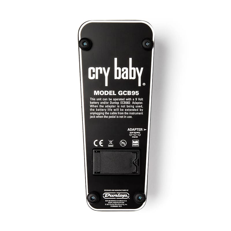 Dunlop GCB95 Cry Baby Standard Wah Pedal (open box)