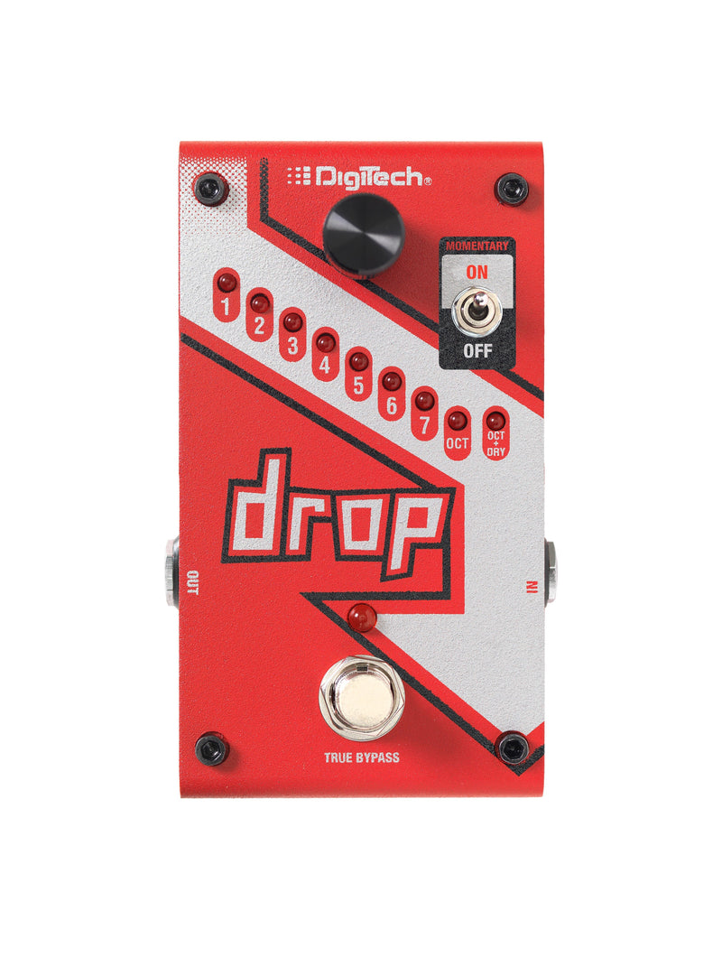 DigiTech Drop Polyphonic Drop Tune Pitch-Shift Pedal (open box)