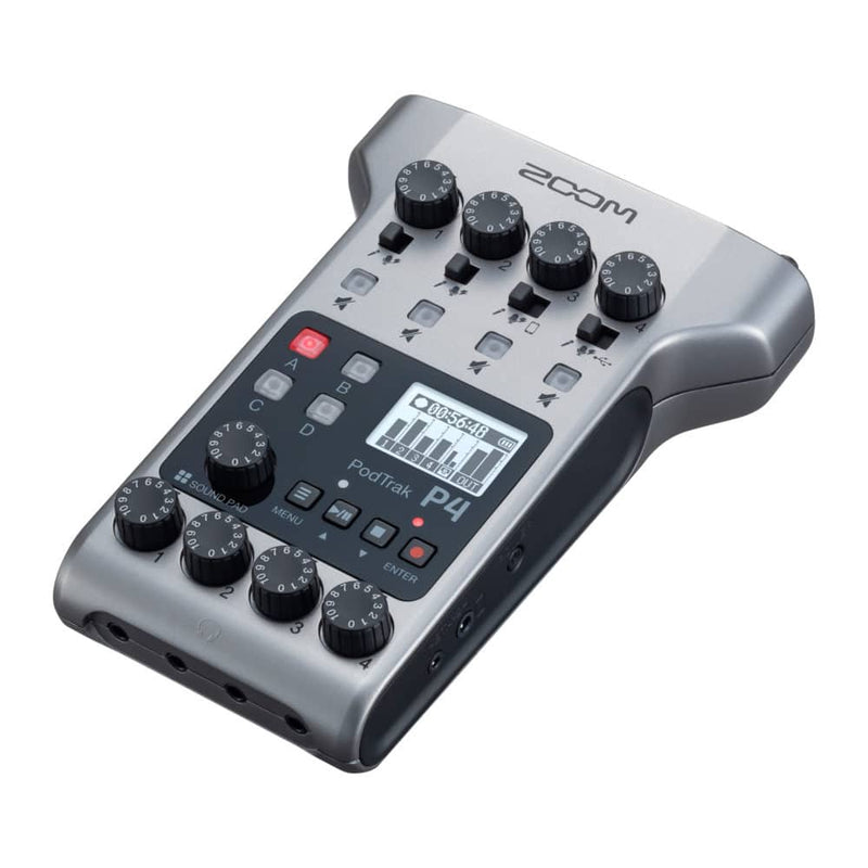 Zoom PodTrak P4 Recorder for Podcasting