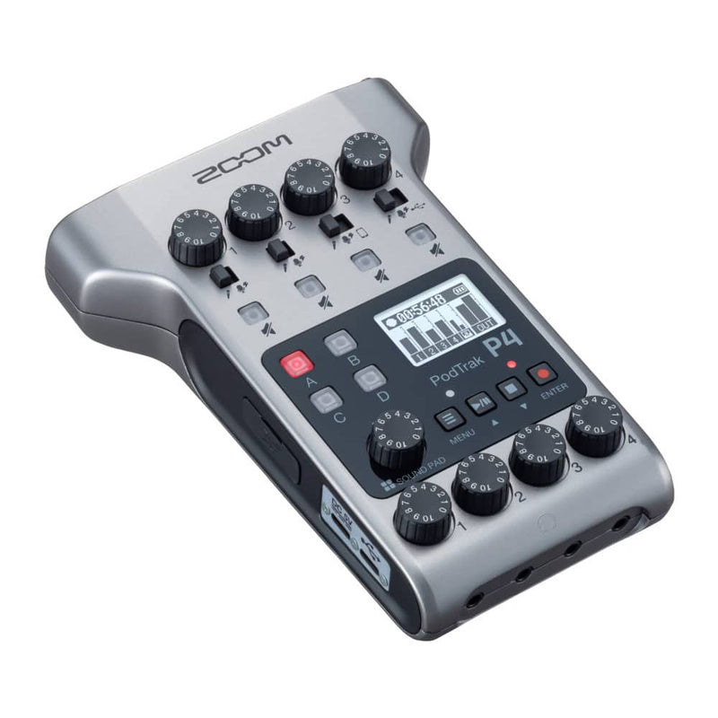 Zoom PodTrak P4 Recorder for Podcasting