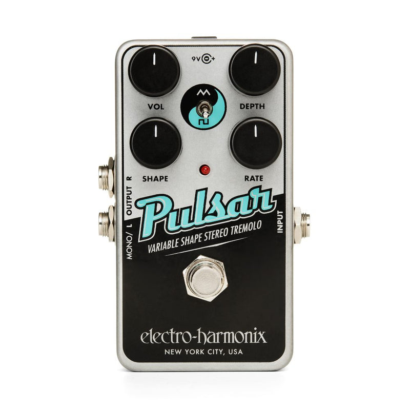 Electro Harmonic EHX Nano Pulsar Variable Shape Stereo Tremolo Pedal