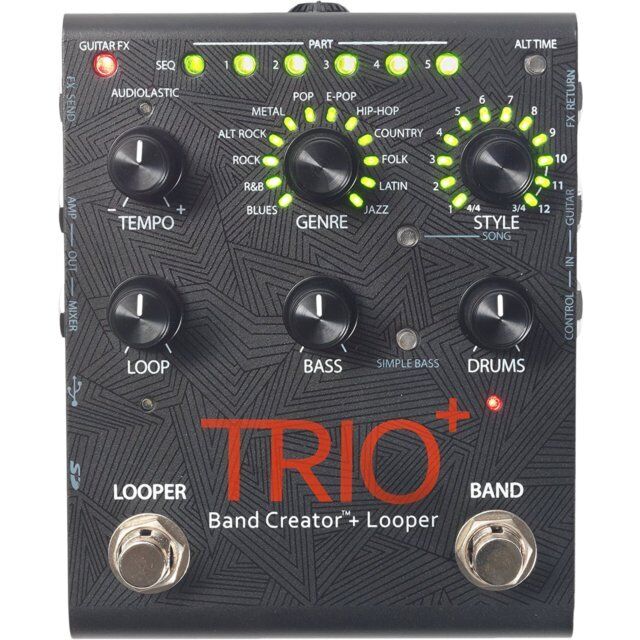 DigiTech Trio+ Band Creator and Looper Pedal (Open Box)