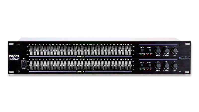 ART EQ355 Dual 31 Band Equalizer (Open Box)