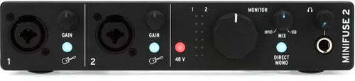 Arturia MiniFuse 2 USB-C Audio Interface - Black (Open Box)