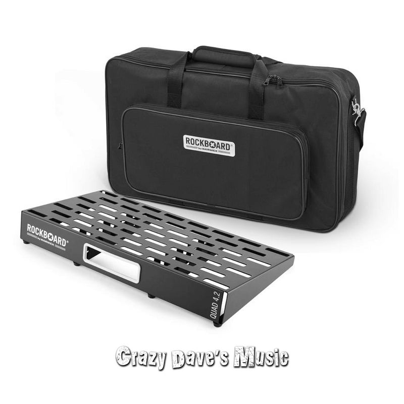 Rockboard Quad 4.2 Pedal Board with Gig Bag (Open Box)
