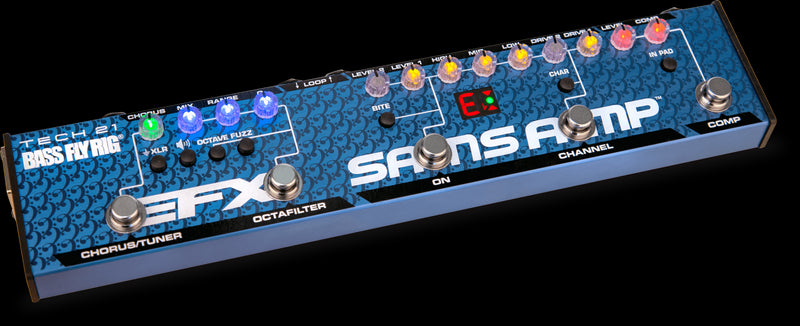 Tech 21 Bass Fly Rig v2 Bass Multi-effects Pedal