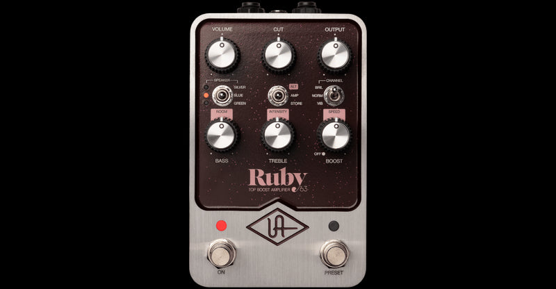 Universal Audio UAFX 2.0 Ruby 63 Top Boost Amplifier