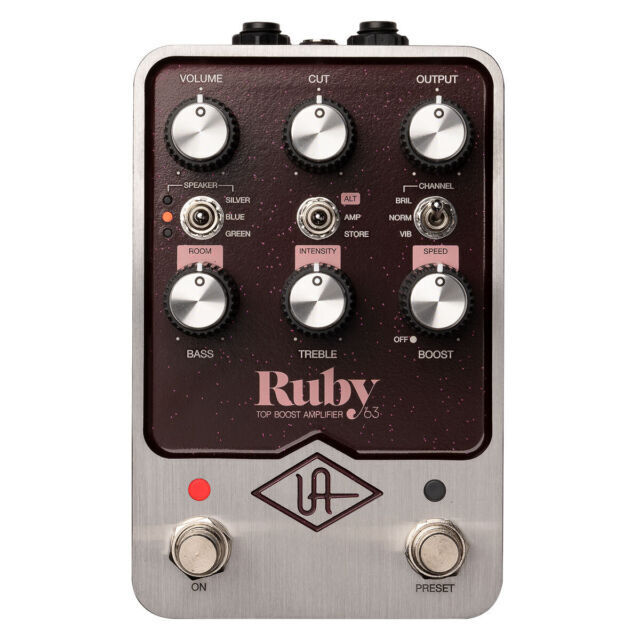 Universal Audio UAFX 2.0 Ruby 63 Top Boost Amplifier