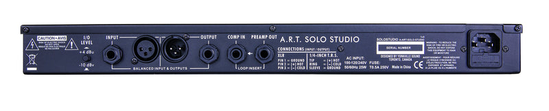 ART Solo Studio Multi-voice Tube Optical Compressor (Open Box)