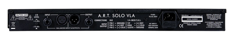 ART Solo VLA Multi-voice Tube Optical Compressor (Open Box)