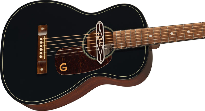Gretsch Jim Dandy Deltoluxe Parlor - Tortoise Pickguard - Black Top (Open Box)