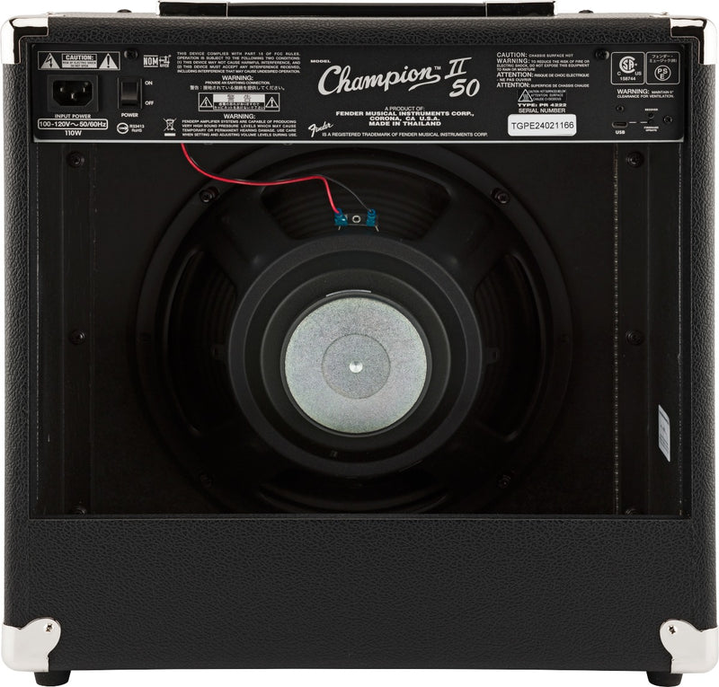 Fender Champion II 50-watt 1 x 12-inch Combo Amplifier