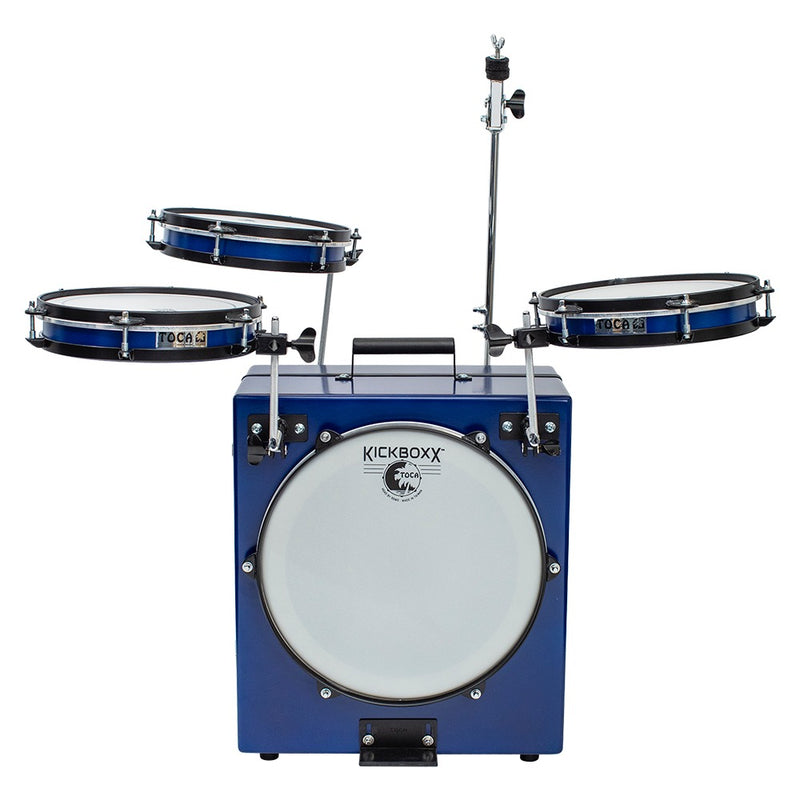 Toca Kickboxx Pro Suitcase Drum - Cobalt View (Open Box)