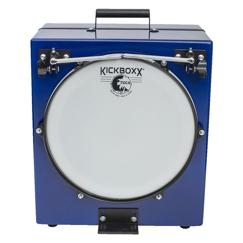 Toca Kickboxx Pro Suitcase Drum - Cobalt View (Open Box)