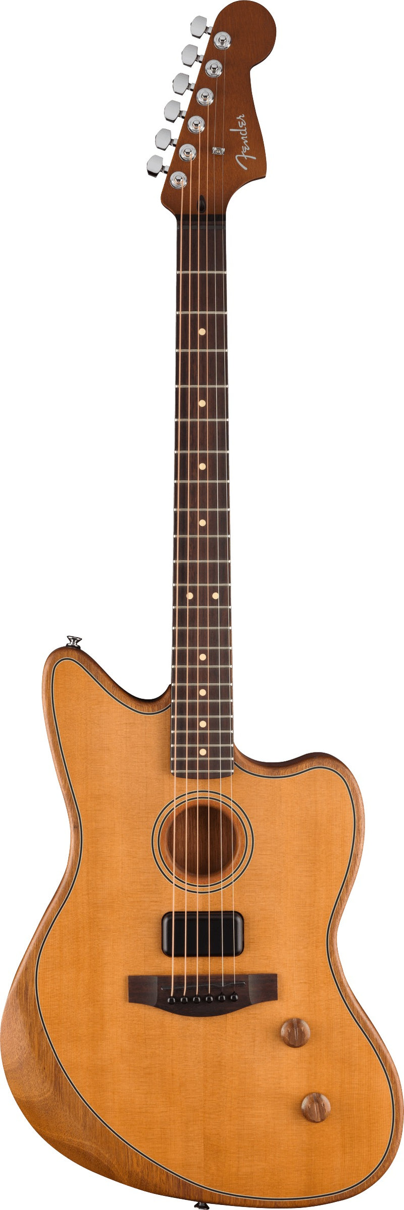 Fender Acoustasonic Standard Jazzmaster - Aged Natural (Open Box)
