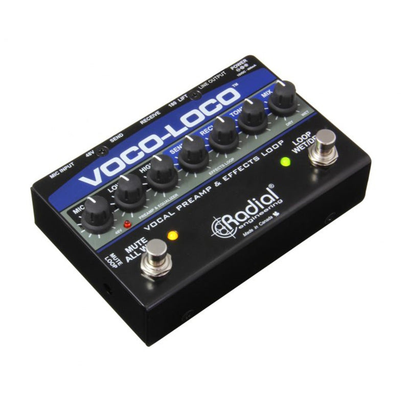Radial Voco-Loco Microphone Effects Loop & Switcher for Guitar Effects Pedals (Open Box