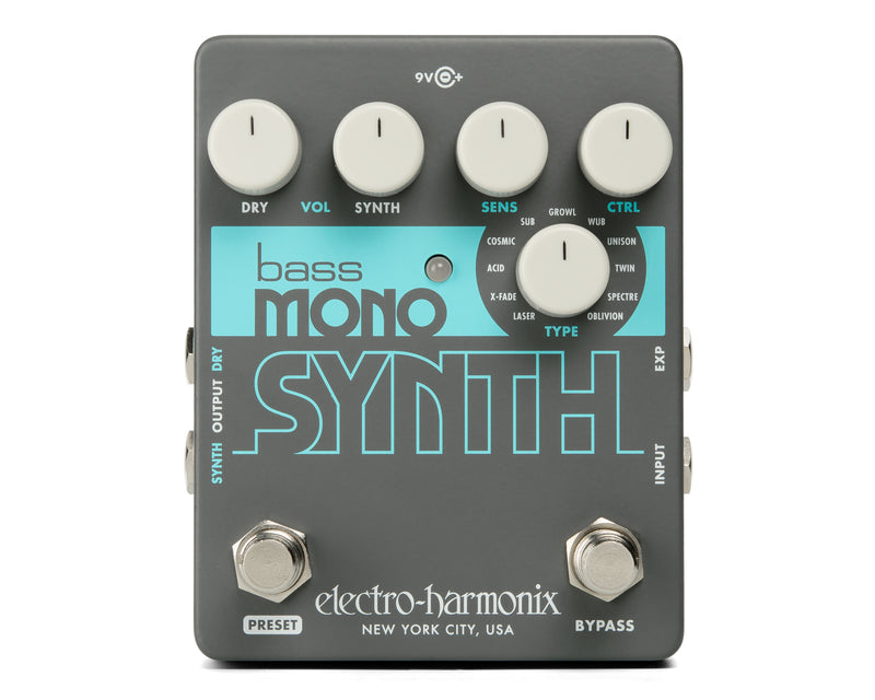 Electro-Harmonix Bass Mono Synth Synthesizer Pedal