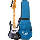 Flight Solid Body Mini Bass w Bag - Moonburst (Open Box)