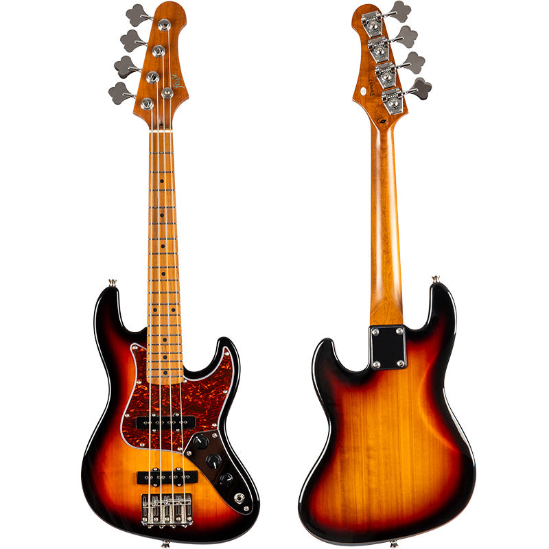 Flight Solid Body Mini Bass w Bag - Sunburst (Open Box)