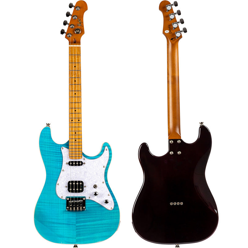 Flight Pathfinder Electric Baritone Ukulele - Ocean Blue (Open Box)