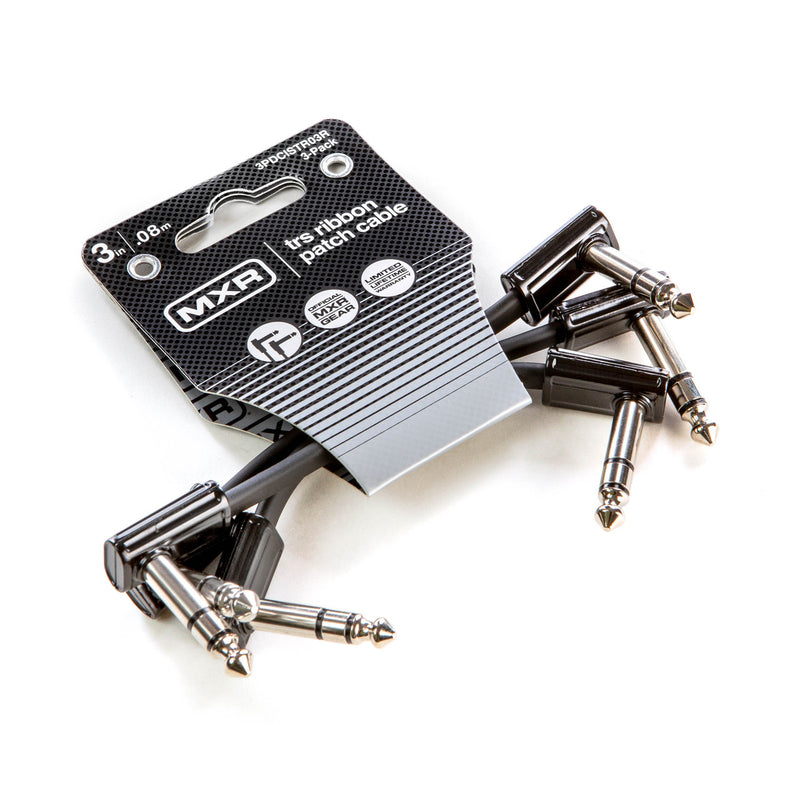MXR Ribbon TRS Cable 3-Inch 3-Pack