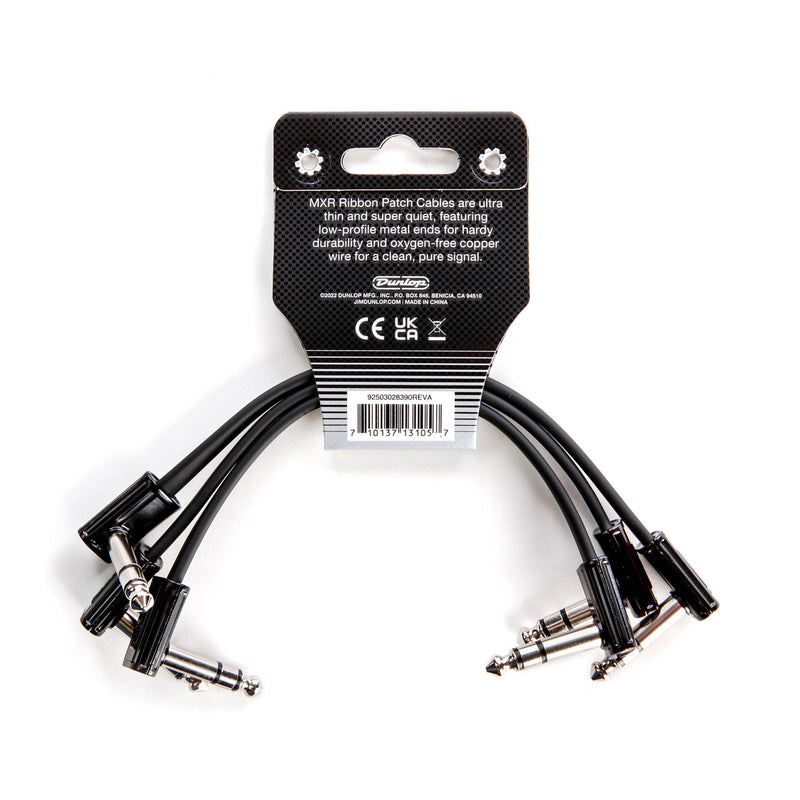 MXR Ribbon TRS Cable 6-Inch 3-Pack