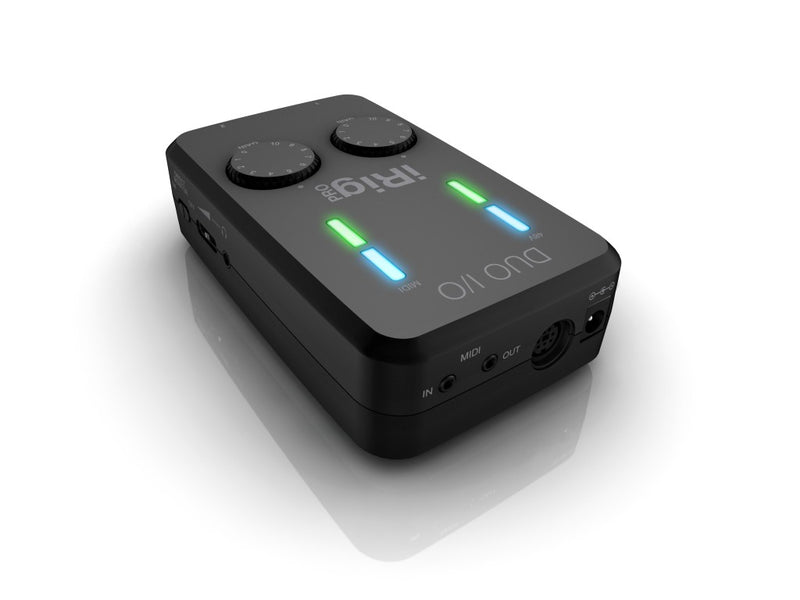 IK Multimedi iRig Pro DUO I/O 2-channel audio interface with MIDI for iPhone/iPad and Mac/PC (Open Box)