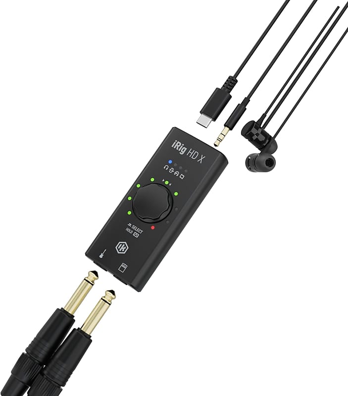 IK Multimedia iRig HD X next-level guitar interface for iOS and Mac/PC
