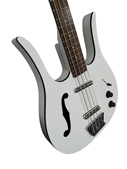 Danelectro Longhorn Bass - White