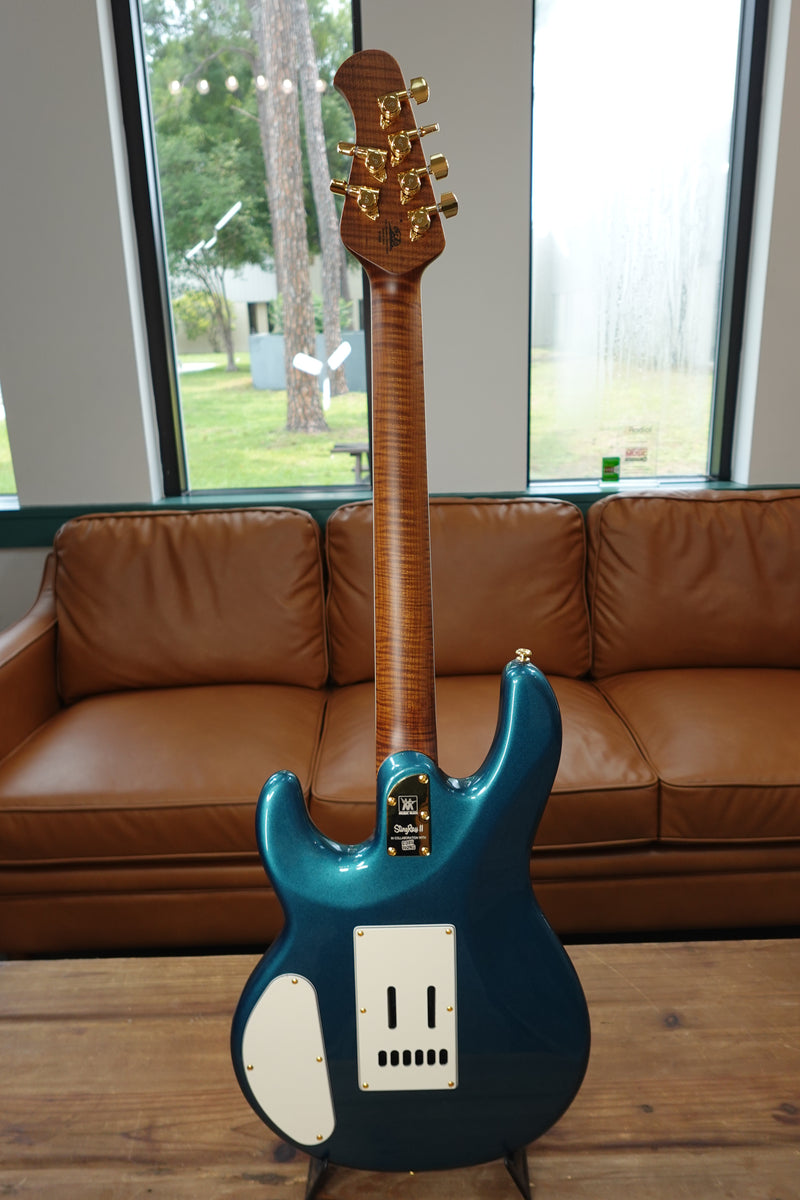 Ernie Ball Music Man StingRay II Deluxe Cory Wong Signature Electric Guitar - Pine Gree (Open Box)