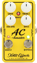 Xotic AC Booster V2 Overdrive Pedal
