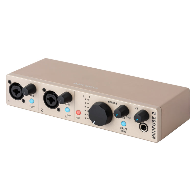 Arturia MiniFuse 2 USB-C Audio Interface - Champagne