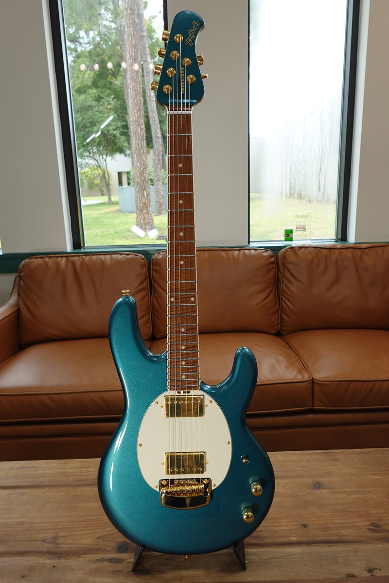 Ernie Ball Music Man StingRay II Deluxe Cory Wong Signature Electric Guitar - Pine Gree (Open Box)
