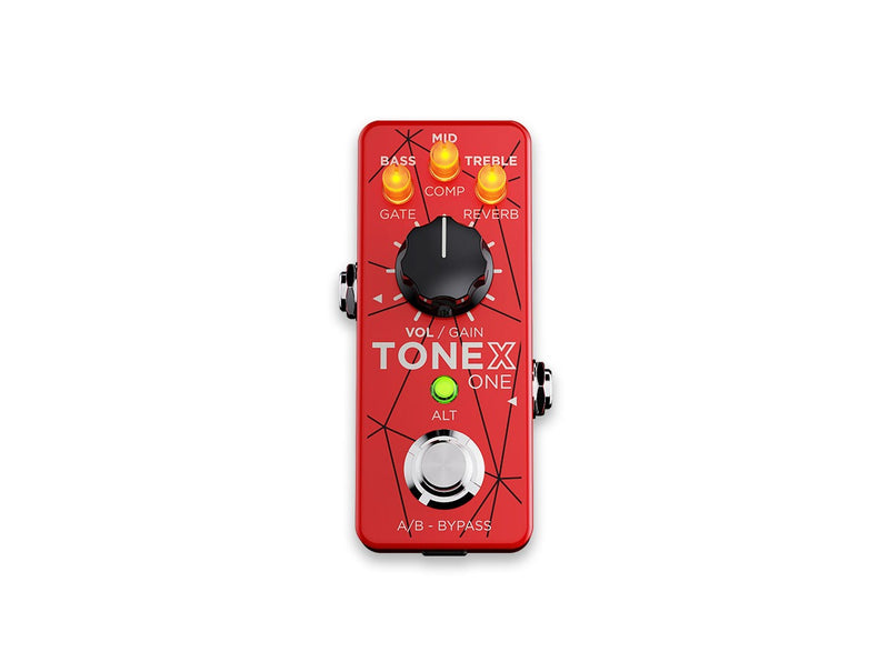IK Multimedia TONEX ONE Brown Sound Amplifier/Cab/Effect Modeling Pedal - Limited Edition Red (Open Box)