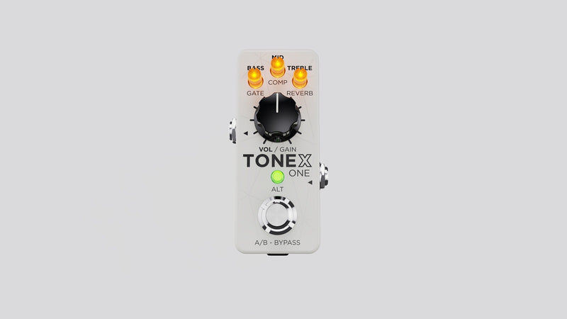 IK Multimedia TONEX ONE Brown Sound Amplifier/Cab/Effect Modeling Pedal - Limited Edition White (Open Box)
