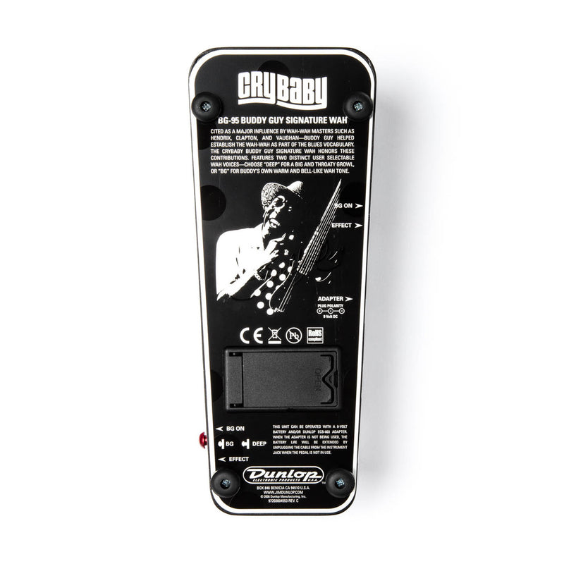 Dunlop BG95 Buddy Guy Signature Cry Baby Wah Pedal