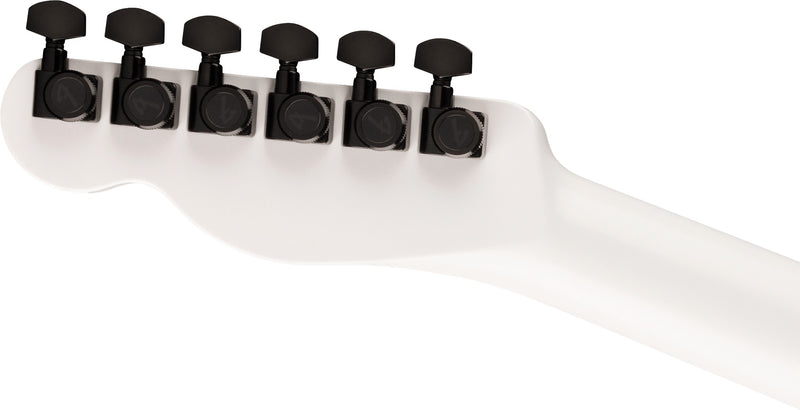 Fender Jack White Triplesonic Acoustasonic Telecaster - Satin Arctic White with Black Top