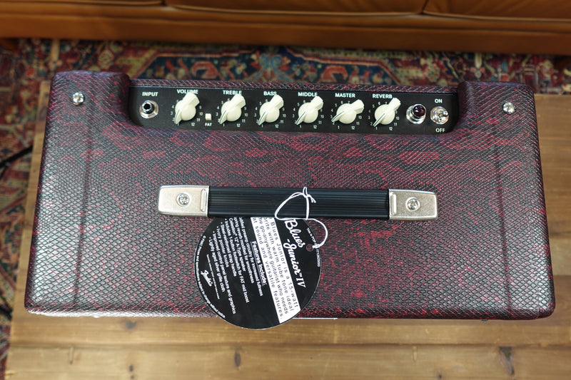 Fender Limited Edition Blues Junior IV Red Snakeskin Texas Heat