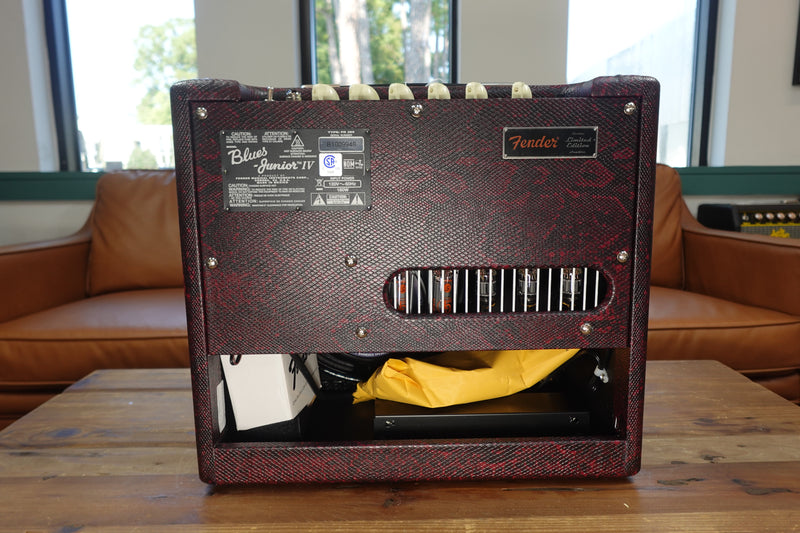 Fender Limited Edition Blues Junior IV Red Snakeskin Texas Heat