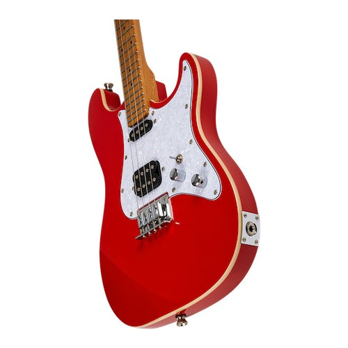Flight Pathfinder Electric Baritone Ukulele -Red