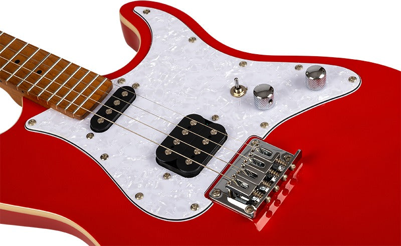Flight Pathfinder Electric Baritone Ukulele -Red