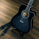 Washburn WA90CE Black Acoustic-Electric Guitar Kit