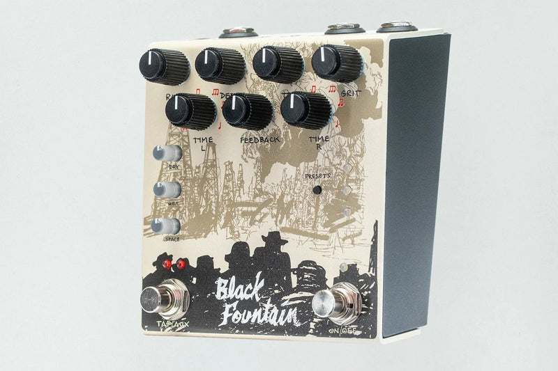 Old Blood Noise Endeavor Black Fountain Stereo Delay Pedal - Cream