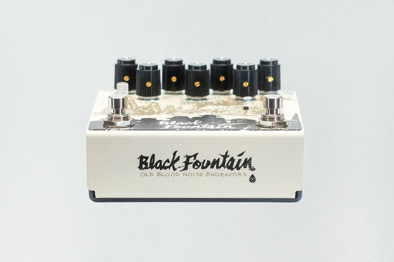 Old Blood Noise Endeavor Black Fountain Stereo Delay Pedal - Cream