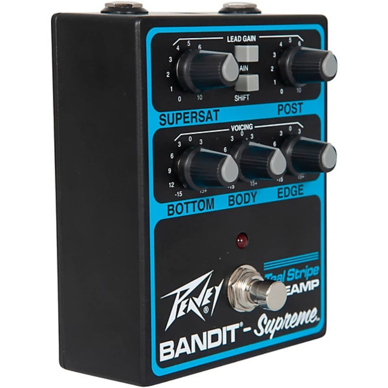 Peavey Bandit Supreme Teal Stripe Preamp Pedal