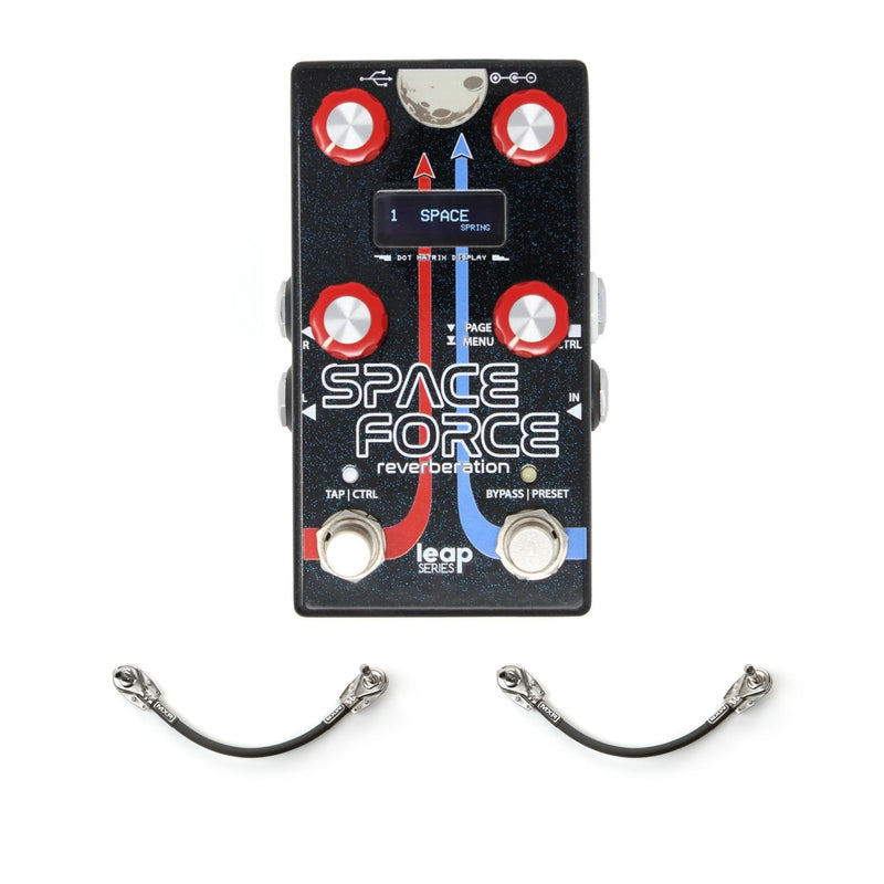 alexander pedals Alexander Pedals Space Force Reverberation Pedal with 2 Dunlop 6-Inch