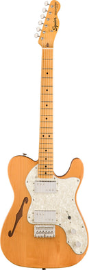 Squier Classic Vibe '70s Telecaster Thinline - Natural w/ Fender Strat/Tele Foam Core Case