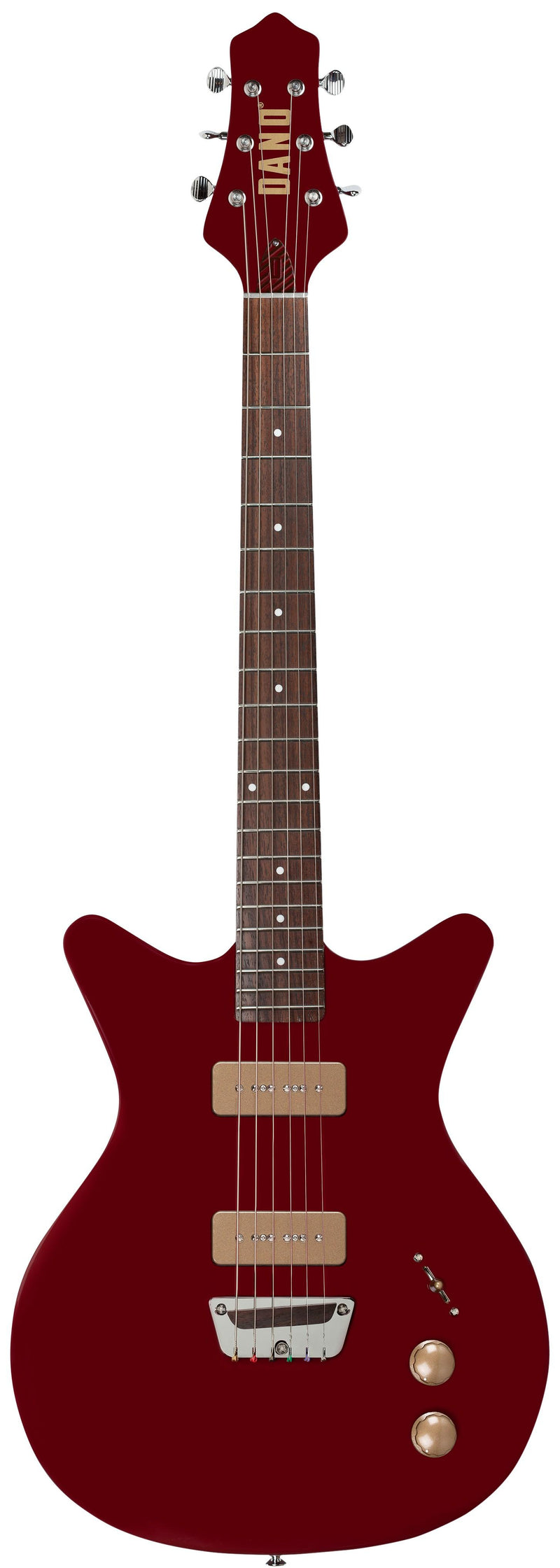 ギター DAN O WAH Danelectro Danelectro Dan O Mano Electric Guitar with P90s - Maroon
