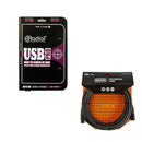 Radial USB-Pro 2-channel Direct Box w/ 25 ft. XLR